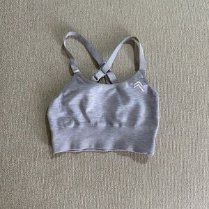 Oner Active Classic Seamless Sports Bra - Icy Grey Marl